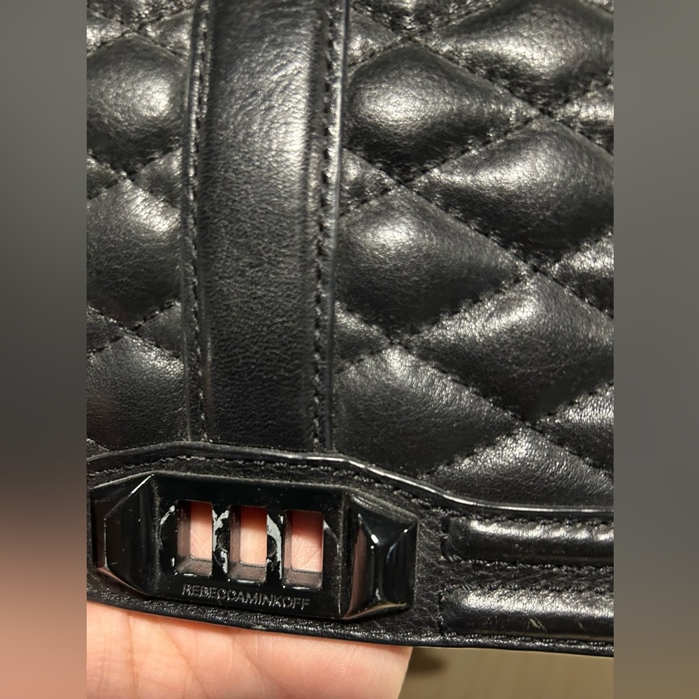 Rebecca Minkoff - small black leather handbag - Picture 7 of 11
